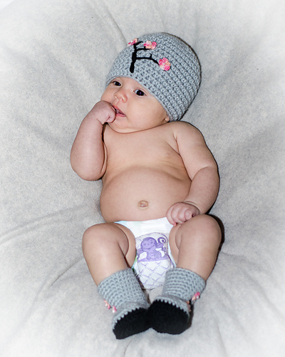 Cherry blossom hat and boots photo 1