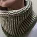 Dot Line cowl pattern 