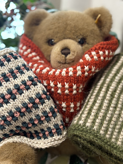 Left to right: pattern C, B, and A.