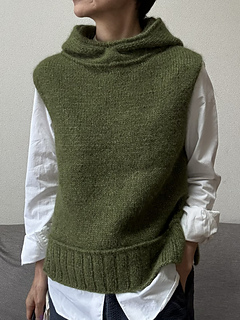 split hem version (size XS), worn with 8 cm positive ease.