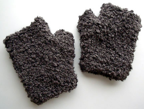 Fingerless Gloves in single crochet photo 3