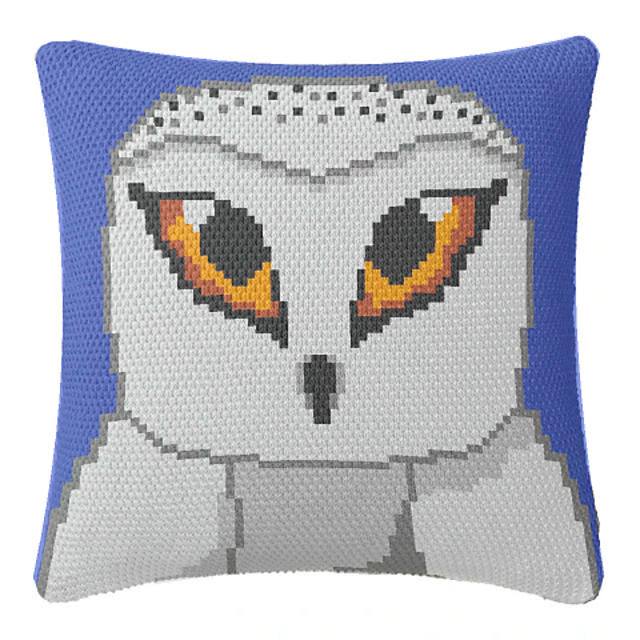 Ravelry: C2C Owl Hedwig pattern by Gaia Divina