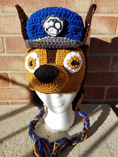 Chase Inspired Paw Hat pattern by Galloway