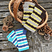 Stripy Twist Mitts pattern 