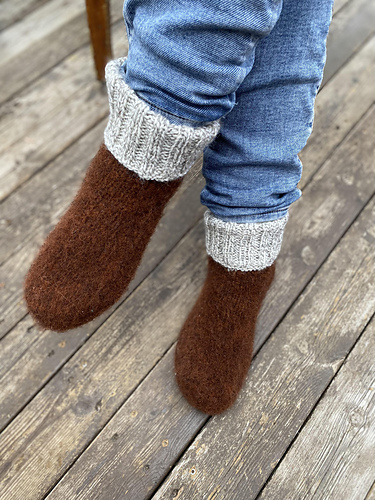 Flexi tova tøfler - Birkastrikk