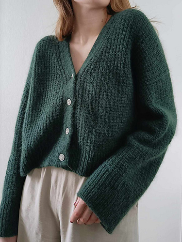 ちほさん専用【Orgue新作／美品】Pearl knit jacket Ravelry: Pearl Jacket pattern by Helene Beba