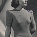 Lady's ribbed jumper pattern 