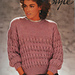Leaf sweater pattern 