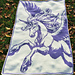Fantasy Flight | Unicorn Pegasus Mosaic Blanket pattern 