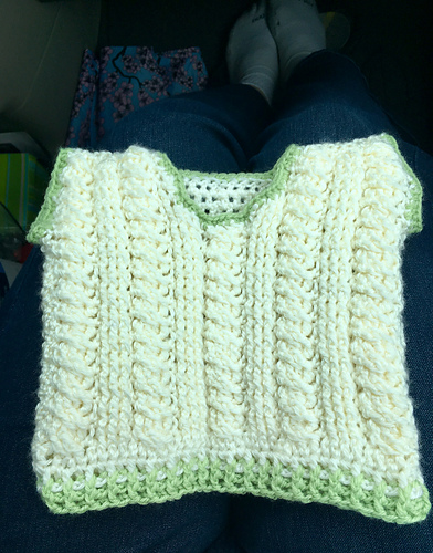Relaxed Cable Sweater for Baby photo 4