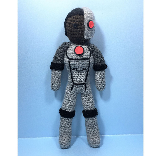 Ravelry: Superhero Cyborg pattern by Teenie Crochets