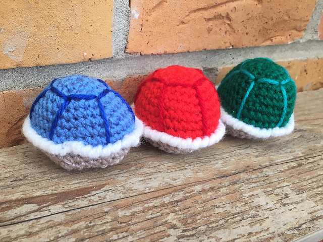 Ravelry: Super Mario Shells pattern by Teenie Crochets