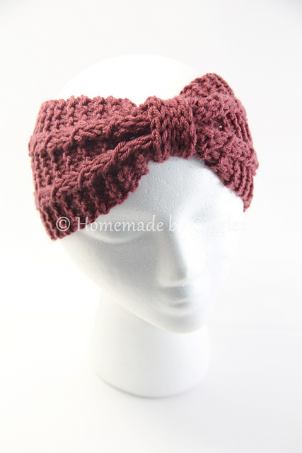 knit winter headband pattern
