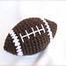 Infant/Toddler Crochet Football Toy pattern 