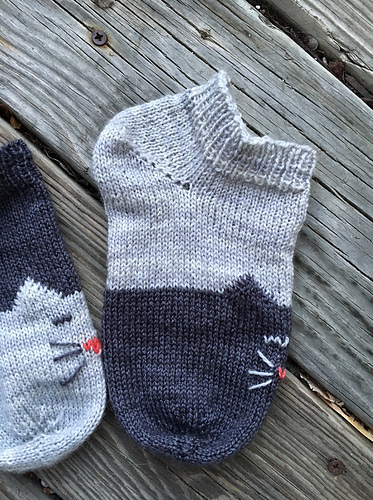 Kitty Ankelsokker - Inorgaknit