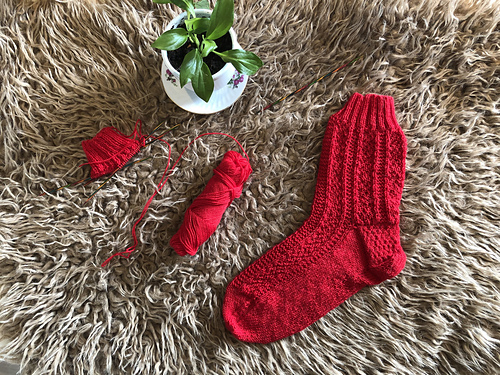 Ravelry: Modular grid socks pattern by Renate Dziedataja