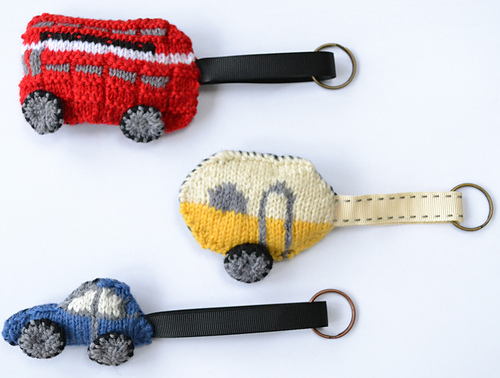 Ravelry: Transport Keyrings pattern by Ginny Sturdy