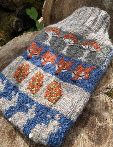 Woodland Walk Hot Water Bottle - Ginny Sturdy