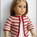 Matilda Cardigan - 18 Inch American Girl Doll Sweater pattern 