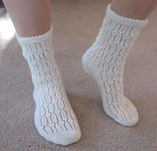 Elegant Lace Sock
