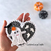 Ghost Heart Ornament pattern 