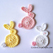 Easter Bunny Appliqué pattern 