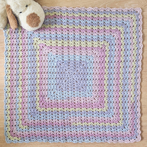 Iris Granny Square Blanket photo 2