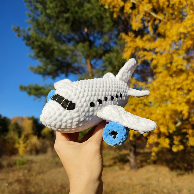 stuffed airplane pattern