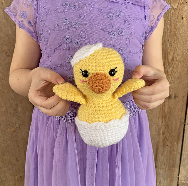 85 Free Crochet Farm Animals Patterns 55 Cute Chick Amigurumi Free Crochet Pattern