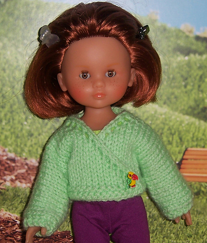Kimono Sweater Fits 13 & 14-inch Dolls photo 4