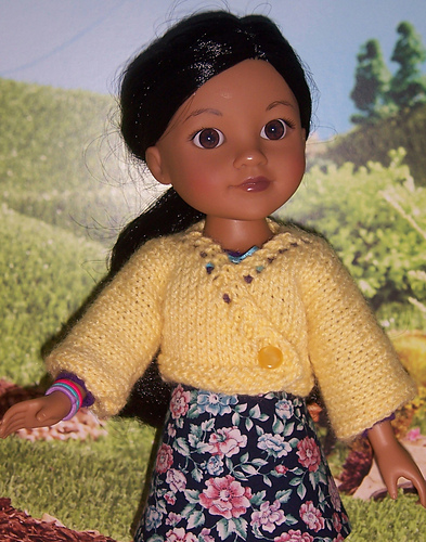 Kimono Sweater Fits 13 & 14-inch Dolls photo 7