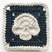 Solid Skull Granny Square pattern 