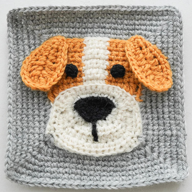 Dog Granny Square