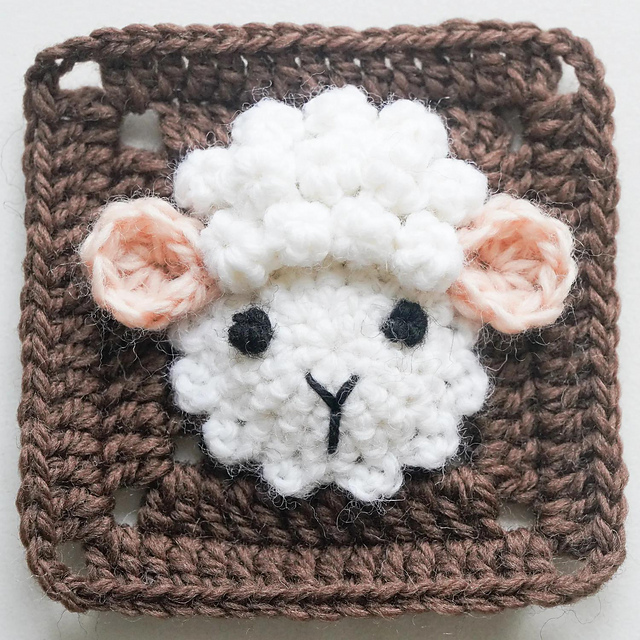 Sheep Granny Square