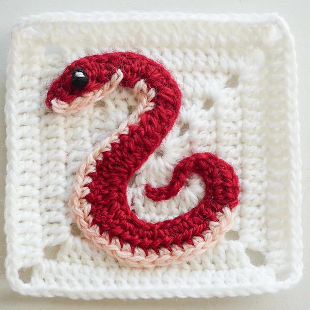 Snake Granny Square