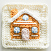 Gingerbread House Granny Square pattern 