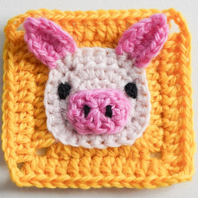 Pig Granny Square