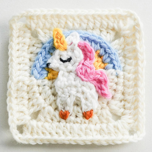 Unicorn Granny Square