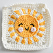Sunshine Granny Square pattern