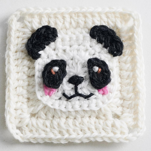 Panda Granny Square