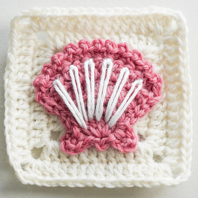 Seashell Granny Square