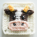 Cow Granny Square pattern 