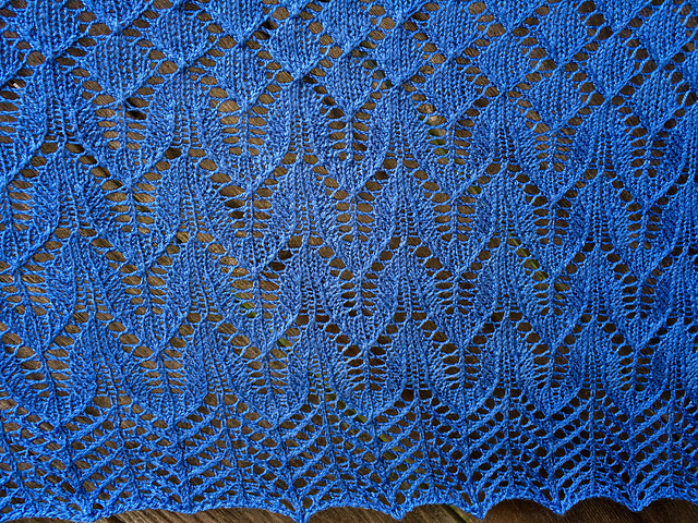 dusty blue shawl
