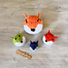 Freya the Fox Hacky Sack pattern 