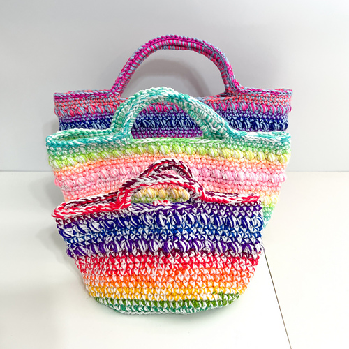 Ravelry: Summer Fun Tote Baskets pattern by Lisa M Fox