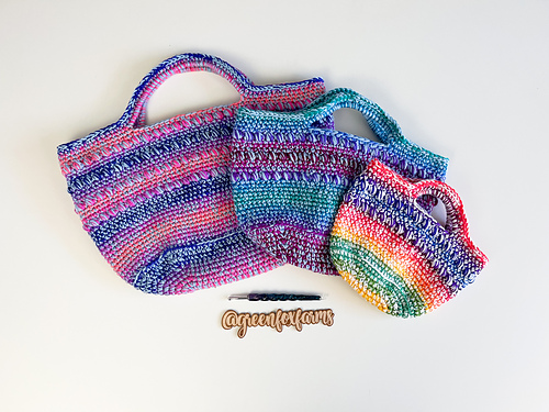 Ravelry: Summer Fun Tote Baskets pattern by Lisa M Fox