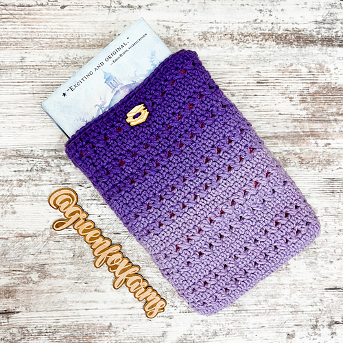 Ravelry: Hopscotch Book Sleeve pattern by Lisa M Fox