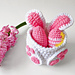 Easter Bunny Basket and Eggs / Osterhasen-Körbchen pattern 
