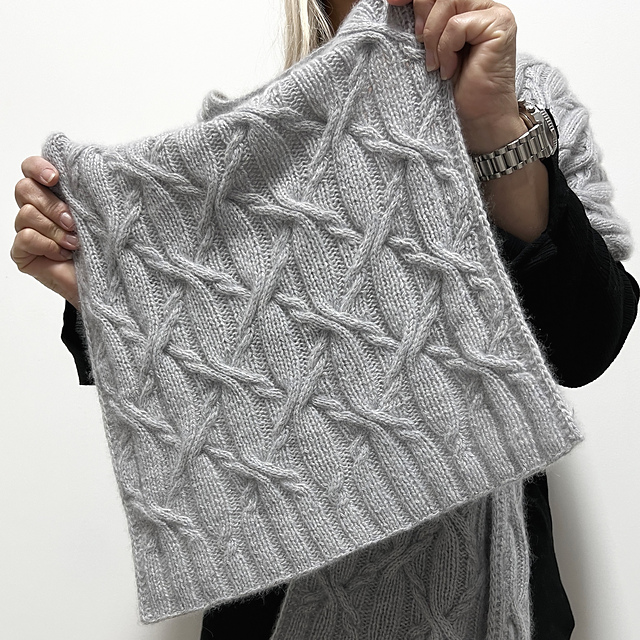 Ravelry: Wintry Lake wrap pattern by Gretha Mensen
