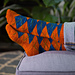 Diamonds and Rakers Socks pattern 